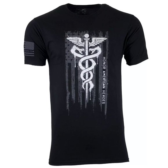 Howitzer Style Hazmat Tactics Military Grunt MFG Men's T-Shirt - Foto 9